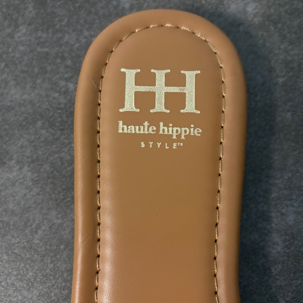 Haute Hippie Sandals Beaded Embroidered Slip on Women's sz 9 Boho Hippie Spring - Picture 10 of 10